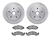 Dynamic Friction Company Front Brake Rotors with Heavy Duty Brake Pads 6202-54255