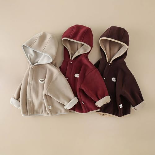 Children's Winter Autumn Fleece Jacket Casual Sports Hoodie Lightweight Jackets Boys Girls Lightweight Boys Beach Outfit4