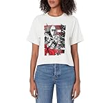 G.I. Joe Storm Shadow Paint Splatter Logo Women's Crop Top