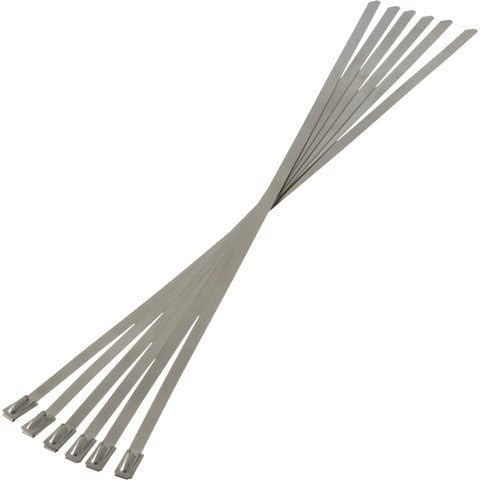 Heatshield Thermal-Tie, 6pcs - 3/16" Wide x 10" Long
