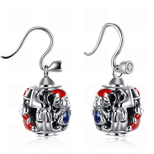 Boucles d'oreilles en Diamant et Argent Sterling élégantes pour femme