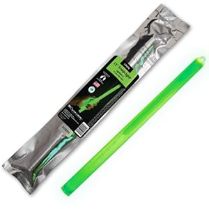 Cyalume SnapLight Light Stick, Military Grade, 12 Hours Duration, 12 Inches, 25 Pack, Green