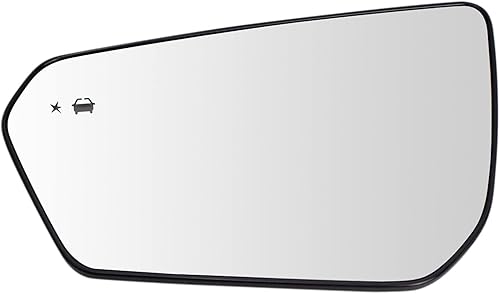 TRQ Espejo exterior de cristal con calefacción punto ciego LH para Chevy Equinox GMC Terrain