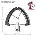 Flex Edge Beater for KitchenAid Mixer, 4.5-5 Quart for Kitchenaid Mixer Attachments, Fits Tilt-Head for Kitchenaid Paddle with Scraper for Kitchen Aid Accessories and Attachments by HOZODO