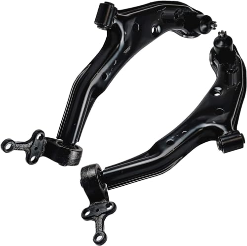 Image of Detroit Axle - 10pc Front End Suspension Kit for 2002-2006 Nissan Sentra 2003 2004 2005, 2 Ready Struts, 2 Lower Control Arms w /Ball Joints, 4 Inner & Outer Tie Rods, 2 Sway Bar Links Replacement
