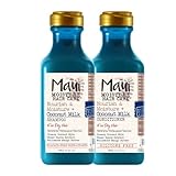 Maui Moisture Nourish & Moisture + Coconut Milk Shampoo + Conditioner to Hydrate and Detangle Curly Hair, Lightweight Daily Moisturizing Shampoo, Vegan, Silicone & Paraben-Free, 13 Fl Oz