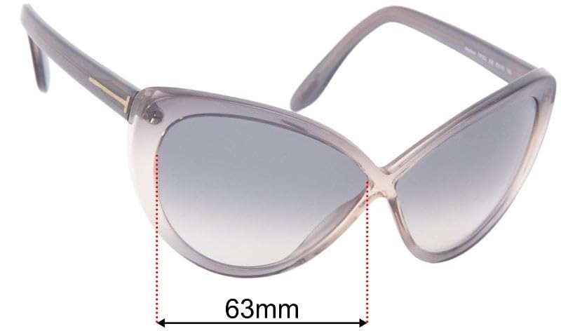 Sunglass Fix Replacement Sunglass Lenses Compatible for Tom Ford Madison TF253 63mm (Polarized SFx-Diamond BIO Photochromatic Black Pair)