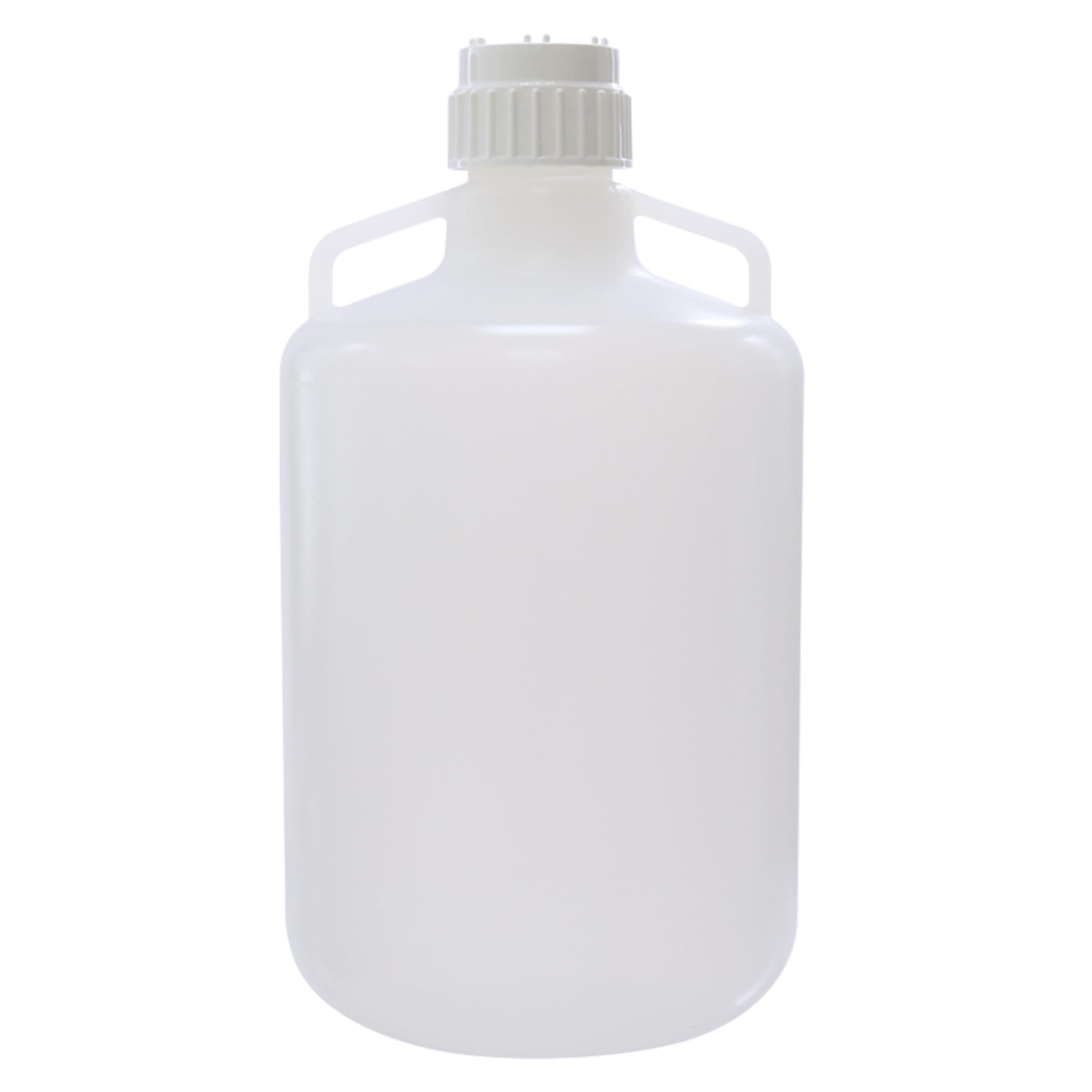 LABINVO 50L(13.2 Gallon) Lab Round Carboy, PP Materia Bucket,Molded Graduation, with Integrated Shoulder Lifting Handle, IN-CAB50