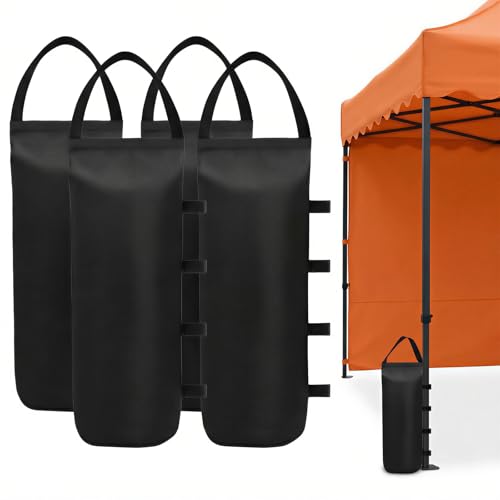 112 LBS Canopy Weights 4 Pack - Heavy Duty Sandbags