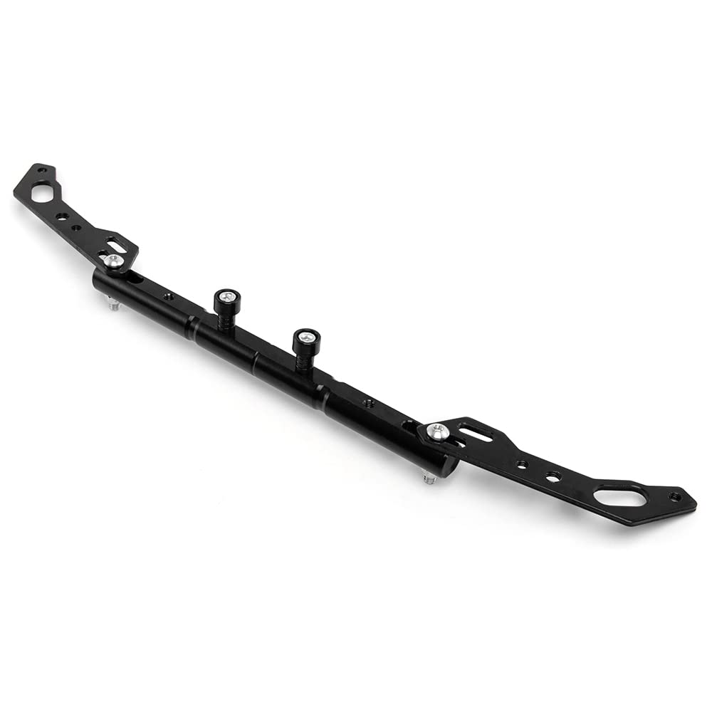 Barre d'équilibre de Moto pour siège de Miroir de Moto pôle d'extension Multifonctionnel Guidon de Moto Barre transversale (Le Noir)