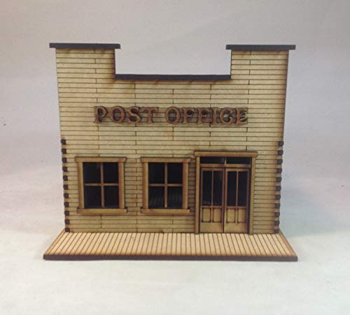 Post Office 28mm MDF Kit Tombstone Desperado Legends Old West Terrain Building