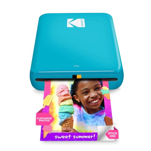 KODAK Step Instant Photo Printer, Zink 2x3” Color Sticky-Back...