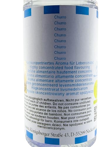 Churro aroma concentrado e intenso de Sasami, formato 100ml ideal para mezclas veganas 6