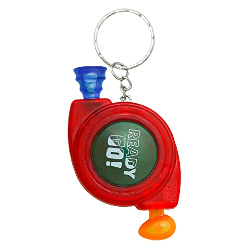 Rosixehird Bop It Micro Series Game, Bop It Schlüsselanhänger, Rhythm Play Elektronisches Memory-Spiel Für Jungen Und Mädchen, Bop It Elektronisches Spiel Für Kinder Ab 8 Jahren, Rot Cover