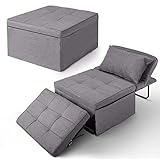 CÖMFY Ottoman Bed | Soft Memory Foam Sofa Bed | Convertible Chair 4 in 1 Perfect for Small Spaces |...