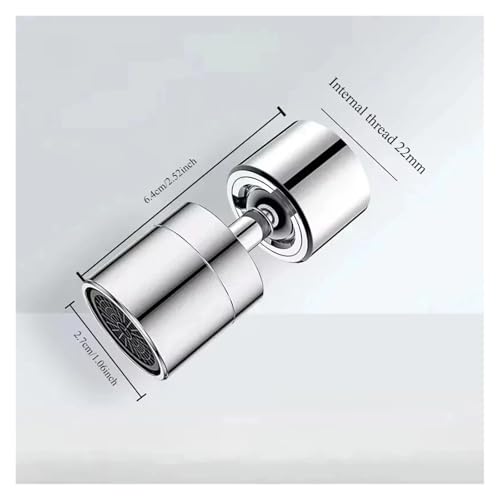 Aireador grifo cocina con rotación flexible y 2 modos para limpieza eficiente sin salpicaduras 5