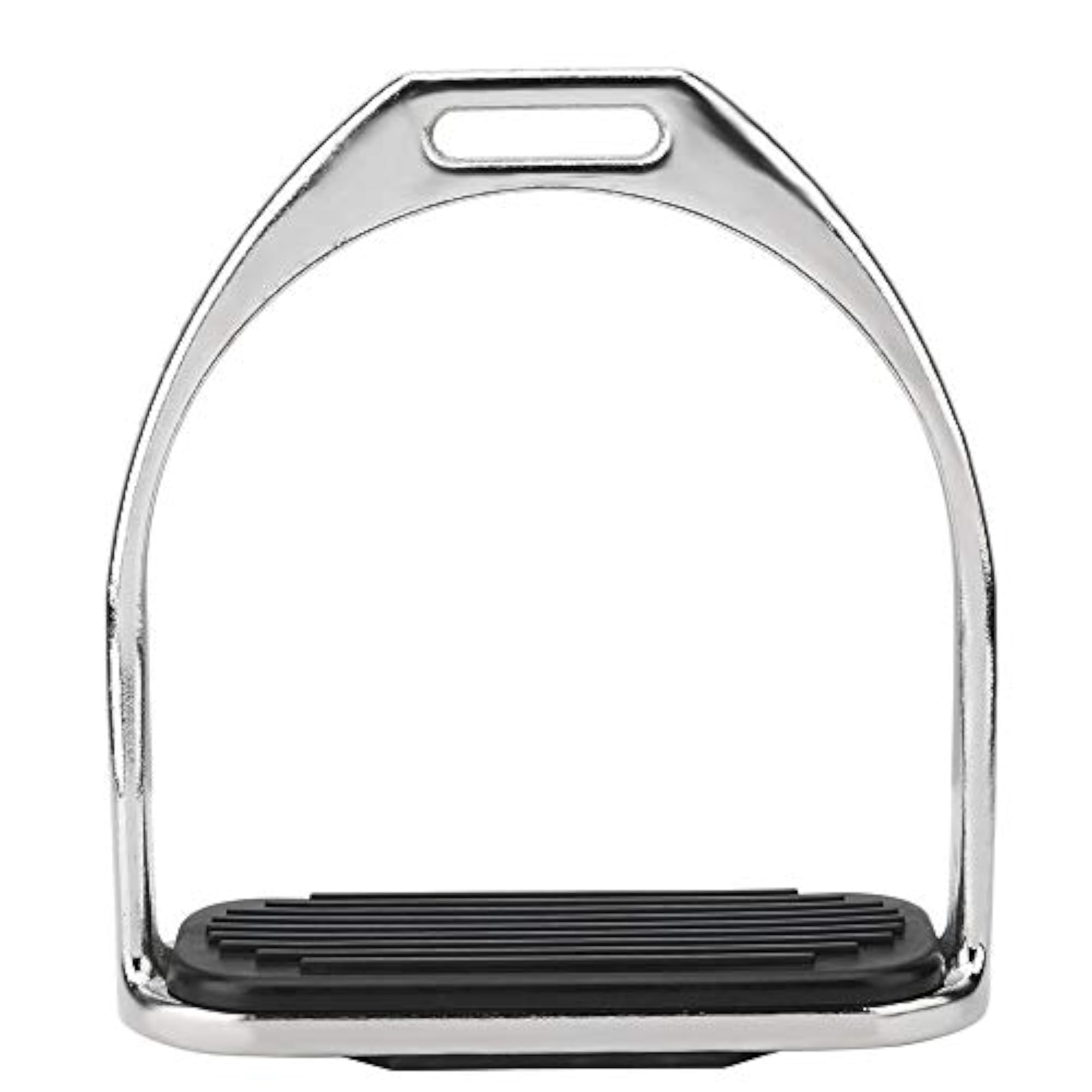 Iron Horse Stirrups with Black Rubber Mat for Safe Riding
