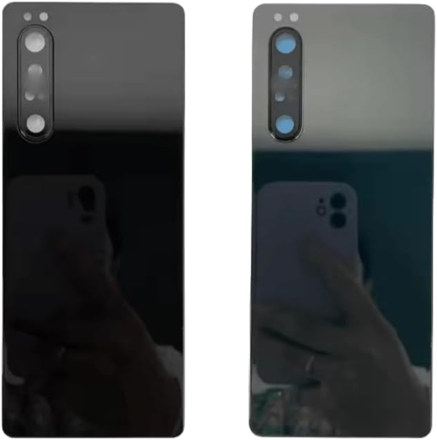 YOOOKOOO Compatible Rear Back Cover for Sony Xperia 1 II – Battery Door Housing Replacement Part (Purple with Lens)