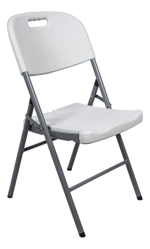 Practiksa Silla Plegable de Plástico Reforzado para Fiestas...