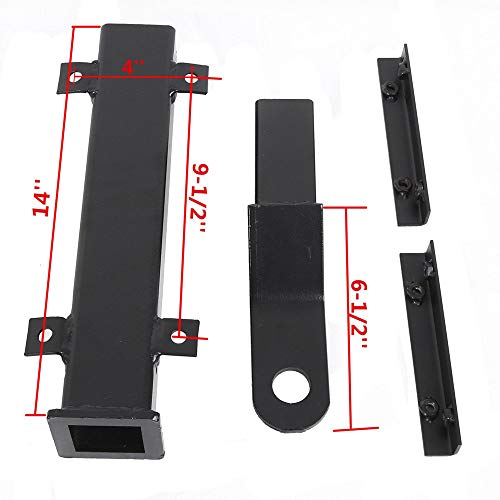 Jmtaat Golf Cart Universal Rear Seat Safety Grab Bar With Trailer Hitch For Club Car Ezgo Yamaha Safety Handrails And Trailer Hook #TOP6