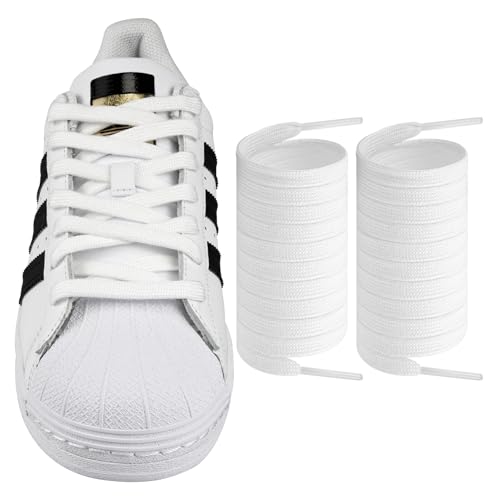 [Endoto] tbg V[[X for Adidas Superstar for AfB_X X[p[X^[ CR R CЂ Xj[J[ Ђ Shoe Laces Shoelaces(F:zCg,TCY:127CM)