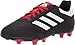 adidas Unisex Goletto VI Firm Ground, Black/White/Scarlet, 2 M US Little Kid