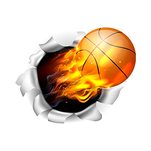 Vinilo Decorativo 3D Baloncesto Naranja Autoadhesivo miniatura 1