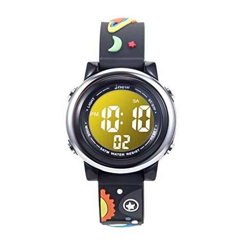 Digital Watch Age 3-15 For Gifts Boys, Kids Watches 3D Cute Cartoon Waterproof Sports Outdoor Led Electrical Watches With Luminous Alarm Stopwatch Toddler Wristwatch #TOP4