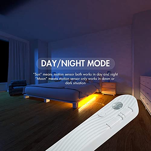 Tira de luces LED con sensor de movimiento recargable 2m Blanco cálido miniatura 6