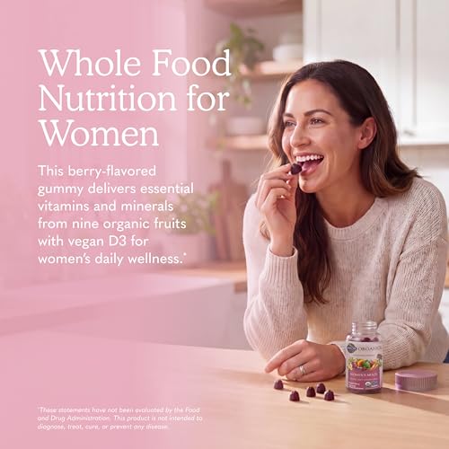Garden of Life Organics Women's Multivitamin Gummies, Berry, 120 Gummies - image 2