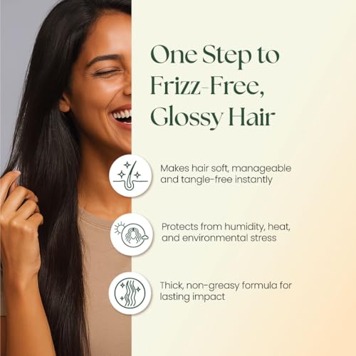 Image of Moha Herbal Hair Serum with Hibiscus, Flaxseed & Water Lily for Dry and Healthy Hair | Enhance Shine, Softness, & Smoothness, Reduces Hair Fall & Soothes Scalp | Clinically Proven Lightweight Formula, Non-Sticky Daily Use for All Hair Type | Best Serum for Frizz-Free & Shiny Hair - 100 Ml (Pack of 1)