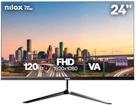 Nilox NXM24FHD1203 Monitor 24 Pulgadas, Full HD, Pantalla Gaming ...