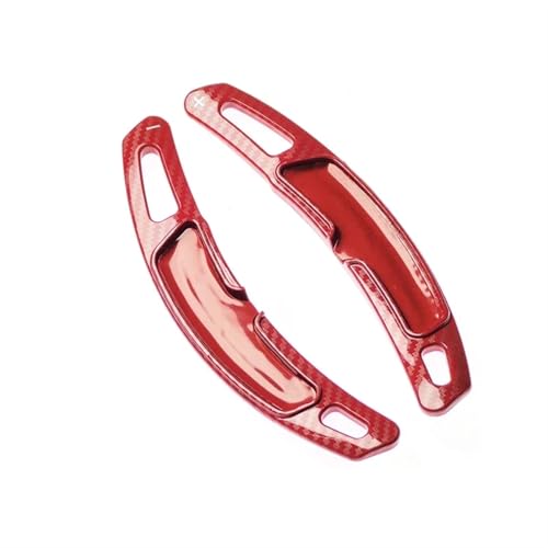 �N�C�b�N�V�t�g Compatible With Porsche For Spyder 918 2015 2016 2017 2018 2019 2020 �M�A�����V�t�^�[ �Ԃ̃X�e�A�����O�z�C�[�� �V�t�g�p�h��(Red carbon pattern)