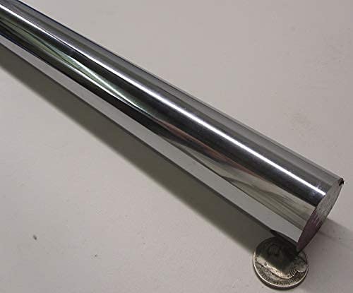 Chrome Plated 1045 Carbon Steel Shaft 1.25" Diameter x 24" Long 1 pc