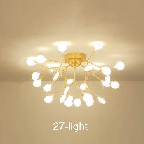 Suspension luminaire E14 lustre design bubble or 36 lampes pour îlot de cuisine