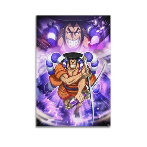 YDJKTRJKJK Póster decorativo de anime de una pieza, póster de pared e imagen artística moderna para decoración de dormitorio familiar, 20 x 30 cm