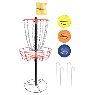 Park & Sun Sports Portable Frisbee/Disc Golf Steel Target Goal with Basket