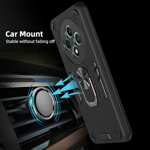 Image of NDCOM for Oppo F27 5G Back Cover | Protective Oppo F27 Back Cover | Shockproof Ring Holder Case