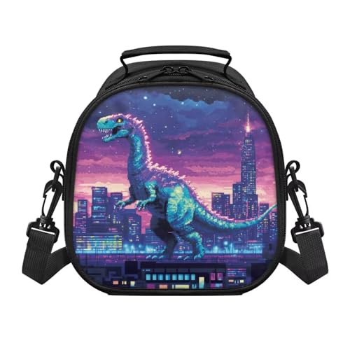 Gorweirop Dinosaur Lunch Box Accessories for Kids Aesthetic Lunch Bag