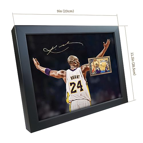 Sufenvera Signed Kobe Bryant Film Photo Collage,Kobe Memorabilia Framed Poster Gifts For Basketball Fans On Birthday/Christmas/Father'S Day 10X8 Inches thumb #5