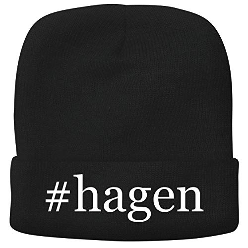 BH Cool Designs #Hagen - Adult Hashtag Comfortable Fleece Lined Beanie, Black
