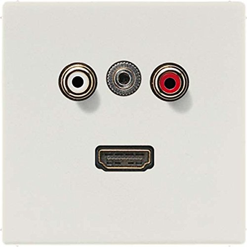 Jung MALS1082LG solution multimédia murale pour regrouper vos câbles facilement