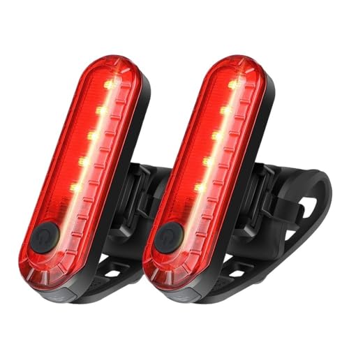 Feu arrière de moto rechargeable et clignotants vélo pour être vu de loin en cyclisme