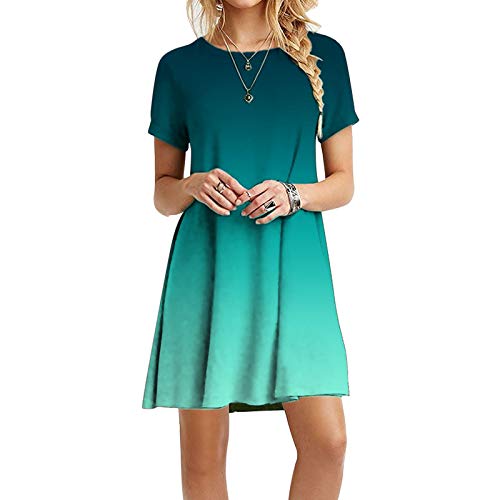 wyzesi Robe pour Mariage invité Automne Et Hiver DéContracté Mode Femmes Col en V Couleur Unie Robe à Manches Longues TempéRament éTait Mince Jupe TrapèZe Taille Ample Robe Courte Femmes Vert 5XL