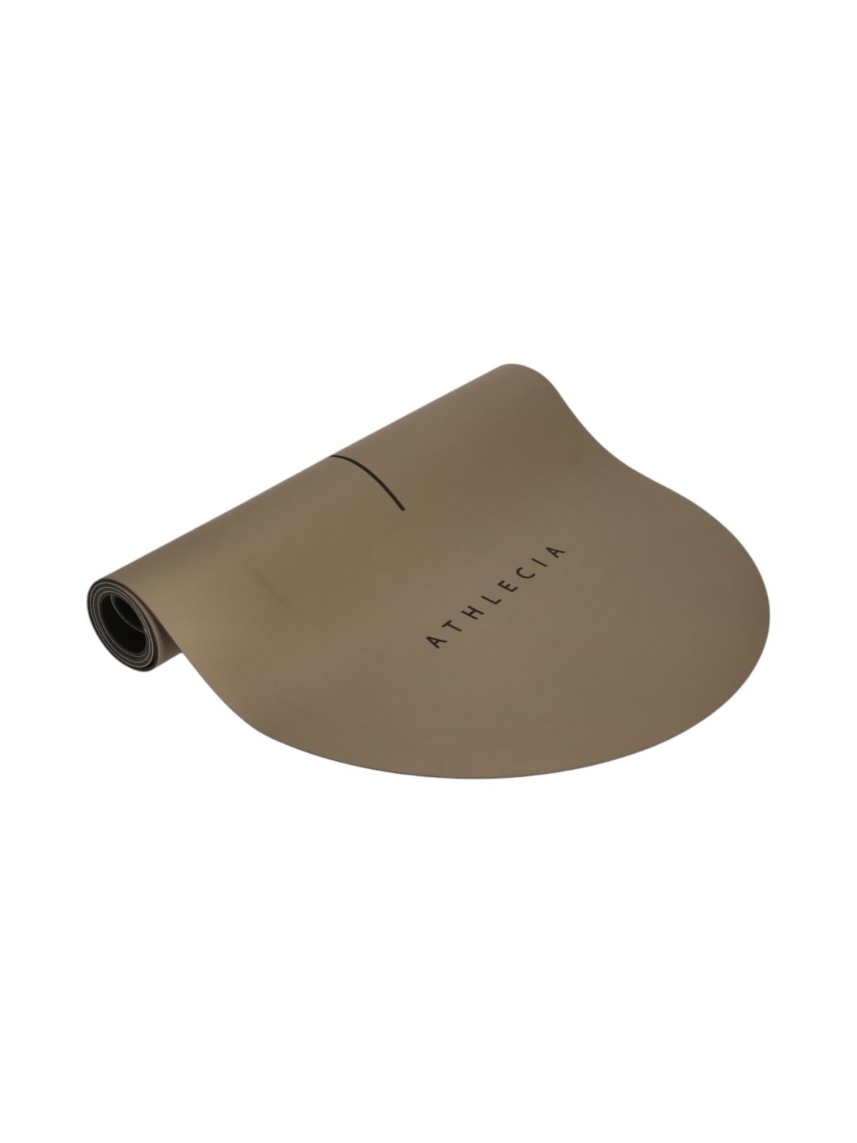 Tappetino da yoga - ATHLECIA - Oliveira - 4 mm - Beige