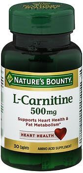 Nature's Bounty L-Carnitina 500 mg comprimidos - 30 unidades, paquete de 6