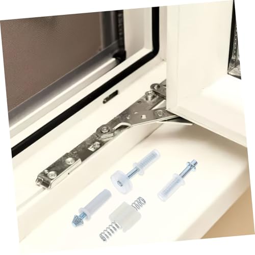 Kit de reparación de herrajes para puerta plegable 16 piezas jojofuny, componentes metálicos duraderos para puertas corredizas, plegables y colgantes, acabado pulido para operación suave y movimiento sin interrupciones miniatura 5