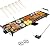 SIMOE 36 Inch Electric Griddle Teppanyaki Grill, BBQ Smokeless Grills, 2000W Barbecue Griddles Table Top with Nonstick Surfaces & Adjustable 5 Temperature Setting, Indoor/Outdoor Grill, BLACK