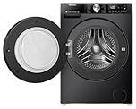 3S Series WF3S1243BB3 12KG Large Capacity, 1400 RPM, A Energy Class, Quick Wash, WiFi Enabled, LED Display, Black Freestanding Washing Machine - HxWxD MM (890x595x640) - 2 Year Warranty