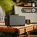 Portable Bluetooth Vintage Speaker, Wireless Stereo Speakers With Rich Bass Handheld Leather Speaker, Rotation Control Loudspeaker, For Home Travel Party Outdoors Portable Bluetooth Vintage Speaker, Wireless Stereo Speakers With Rich Bass Handheld Leather Speaker, Rotation Control Loudspeaker, For Home Travel Party Outdoors